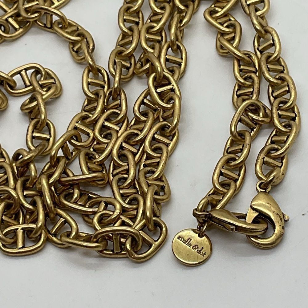 Stella & Dot Mariner Chain Gold Toned Necklace - Picture 3 of 3